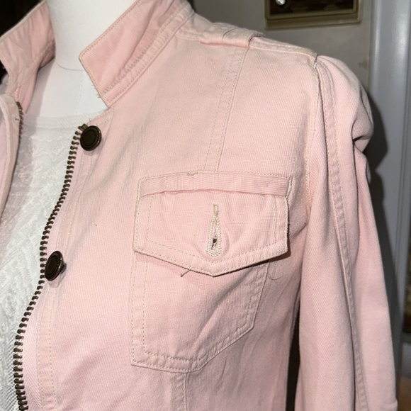 Light pink jean jacket - Picture 3 of 8